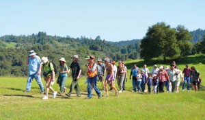 LandPaths, which operates the preserve, touts a "people-powered parks" model, which includes providing guided walks, work days, and trainings that turn park visitors into stewards. Photo by Sally Rae Kimmel.