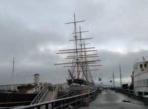 The 1886 square-rigger Balclutha, the largest ship on display at the San Francisco Maritime National Historic Park.