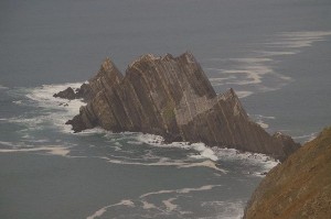 San Pedro Rock is a rewarding view at the end of the trail. Photo by Mike Ault.