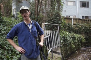 John Slaymaker has gathered more than 600 signatures to stop the city from cutting the trees. Photo by Alison Hawkes.