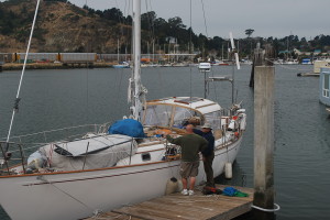 At the dock. Photo: Brian Kallen.