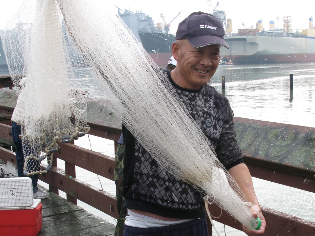 Fisherman at Agua Vista Park