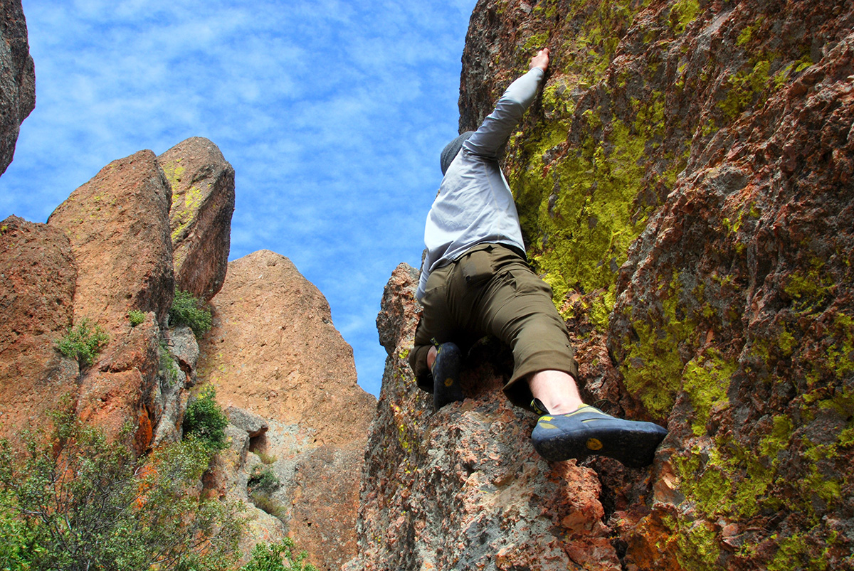 climber at Pinnacles