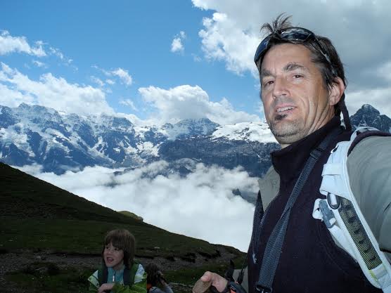 LandPaths Executive Director Craig Anderson in the Swiss Alps