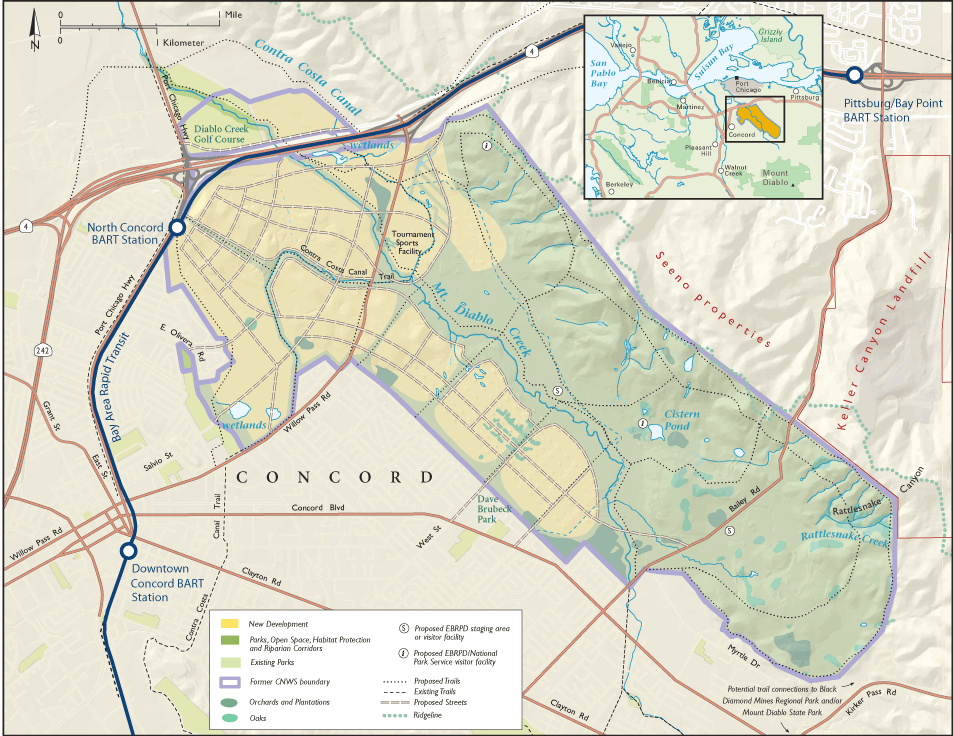 Concord Naval Weapons Station Map