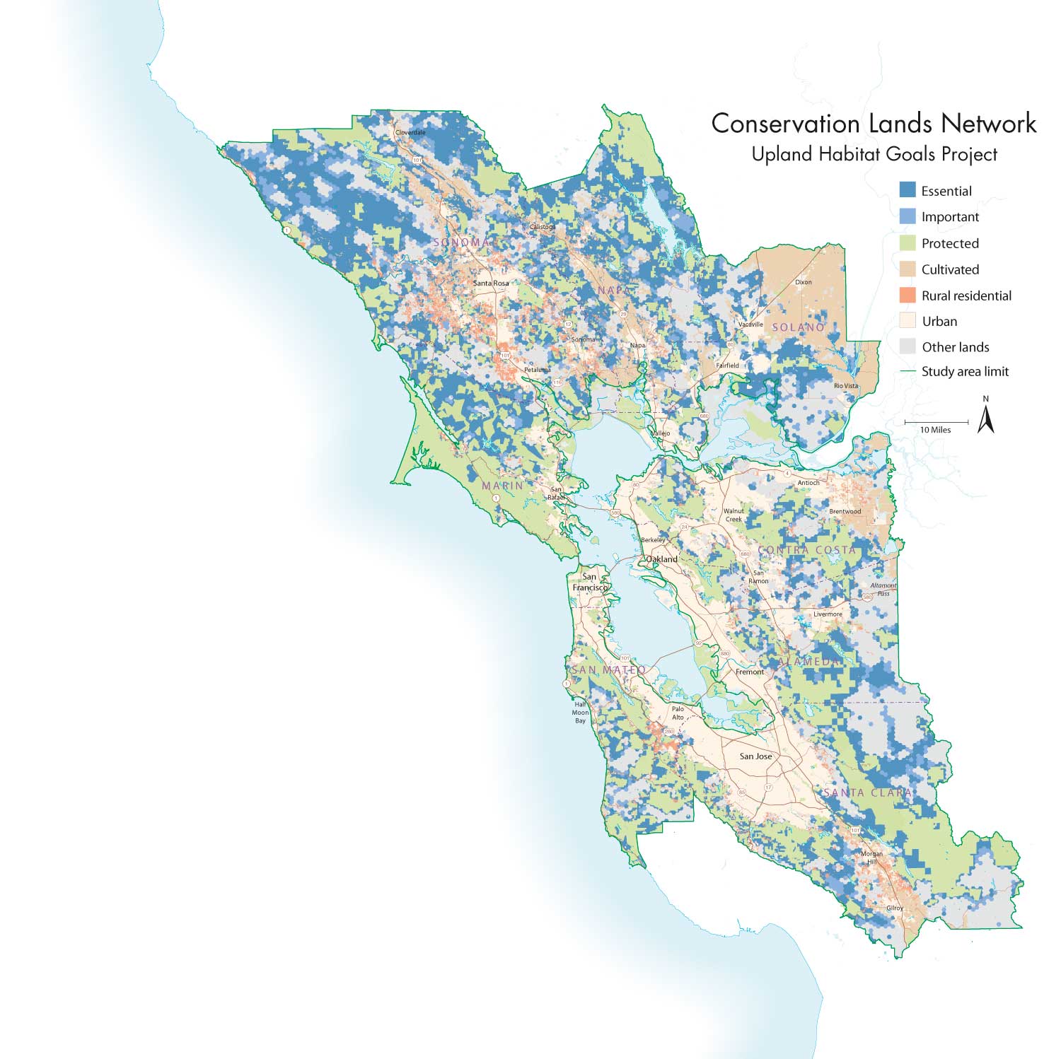 Conservation Lands Network Map