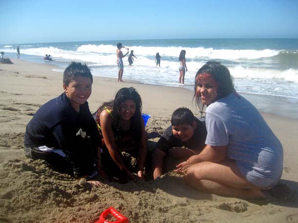 Kids at McGrath State Beach