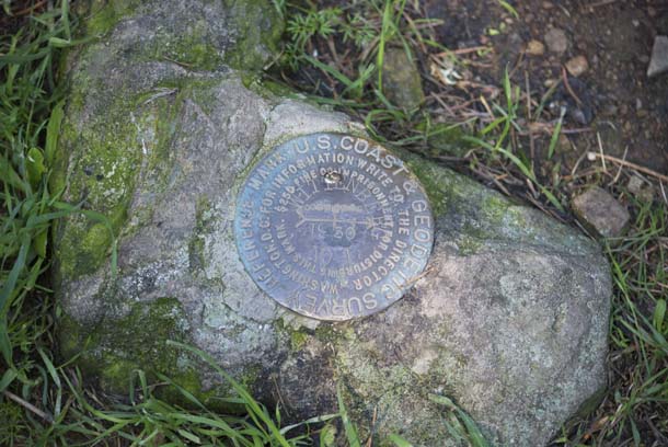 Mount Wittenberg Summit marker