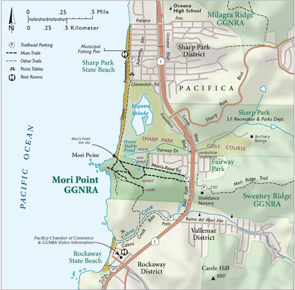 Mori Point Map