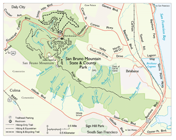 San Bruno map