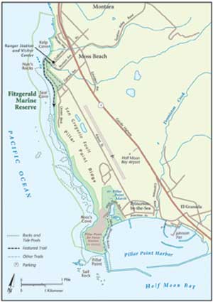 Map of Fitzgerald Marine Reserve