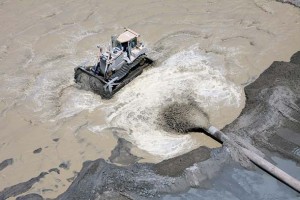 Mud From Pipe Aerial