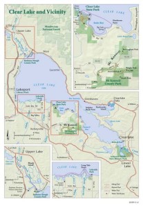Clear Lake map, Ben Pease