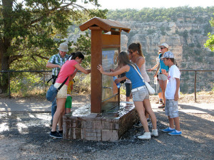 Visitors at Grand Canyon National Park refill their water bottles at one of the park's many water stations. Photo: Grand Canyon NPS/Flickr.