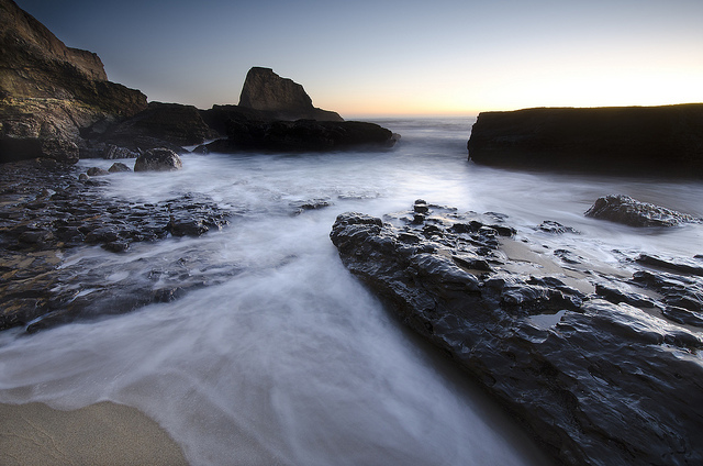 Does this make you feel the love (for nature?). Hole in the Wall Beach, Davenport. Photo: Sudheer G/Flickr. 