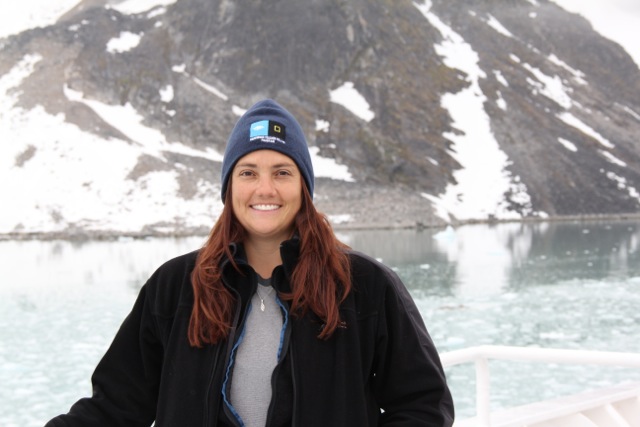 Teacher Rona Zollinger, on a trip to the Arctic earlier this year