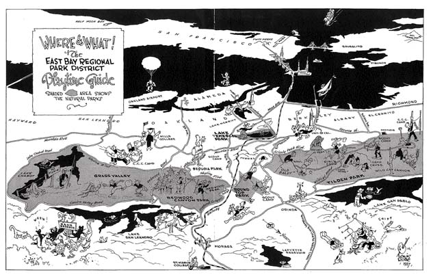 1937 east bay park map