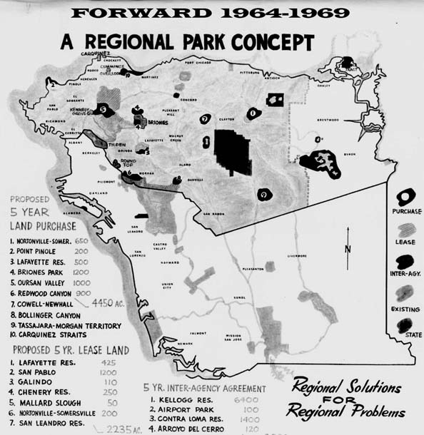 1964 east bay parks map
