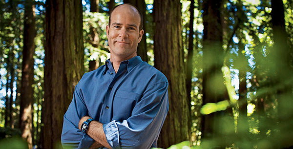 Sierra Club executive director Michael Brune in front of redwood trees. (Image courtesy of Sierra Club)
