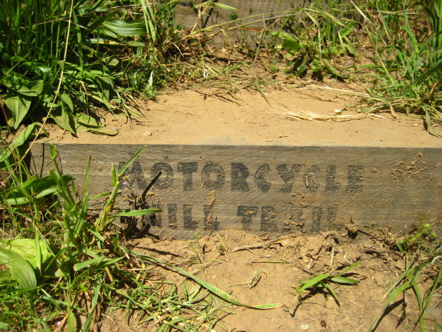 The first tread on Motorcycle Hill Trail. (Photo by Autumn Sartain)