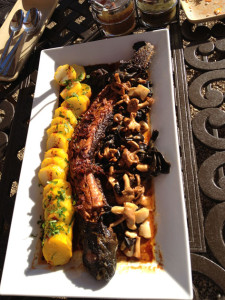 Monkeyface eel, roasted and served whole by Chef Mateo Granados. (Photo courtesy Mateo Granados)