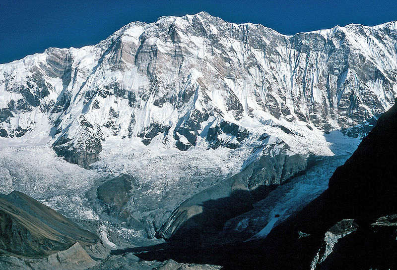 Annapurna 1: one of the peaks in the famed mountain range. Photo: Wolfgang Beyer.