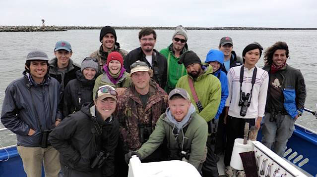 Birders on a trip with Shearwater Expeditions. (Photo courtesy Debi Shearwater)