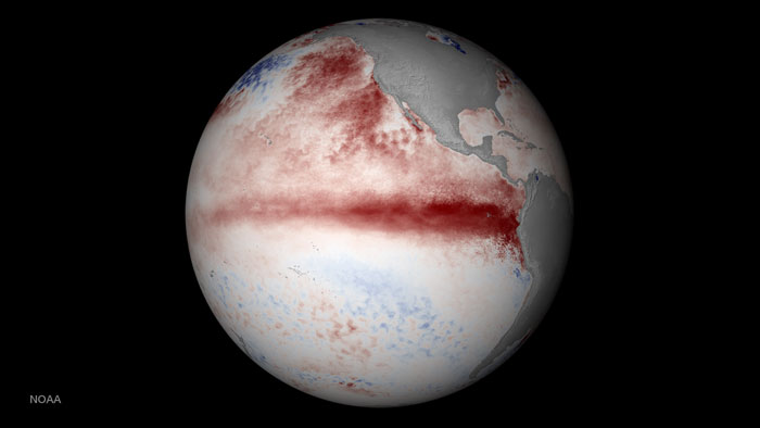 July 2015 temperature anomalies. (Image generated by NOAA Earth Visualization Laboratory.)