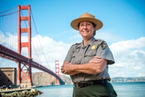 Golden Gate National Recreation Area Superintendent Chris Lehnertz photographed at Fort Point, San Francisco on October 1, 2015. Photo by Paul Myers, Parks Conservancy.