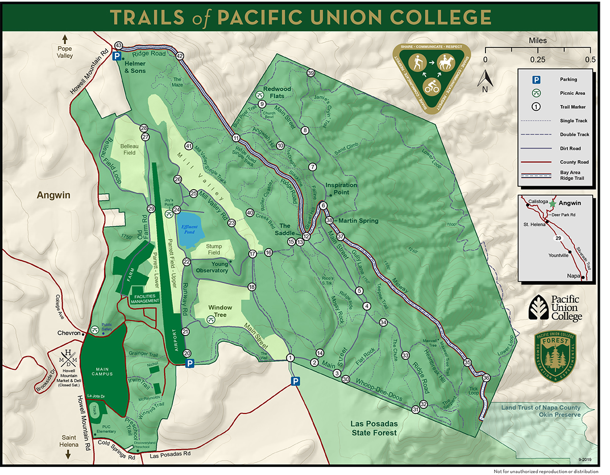 map of PUC forest