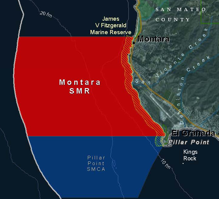 map of Montara SMR