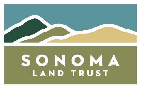Sonoma Land Trust logo with mountain peaks