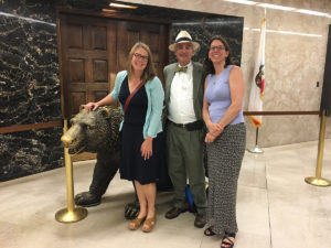 Mary Small, Sam Schuchat and Amy Hutzel at the state capitol
