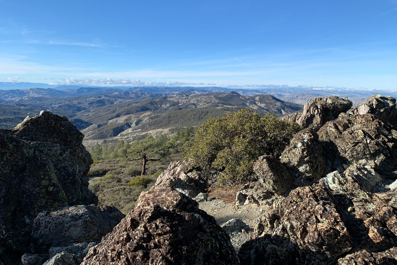 Diablo Range from San Benito Mountain