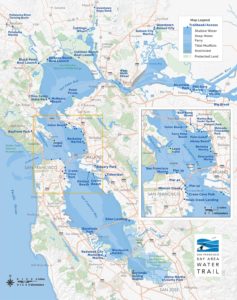 map of the Bay water trail