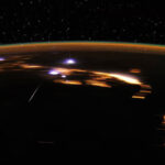 Astronaut Don Pettit shot this Lyrid meteor in 2012 from the International Space Station, in a six-second exposure. (Photo by NASA/JSC/D. Pettit)