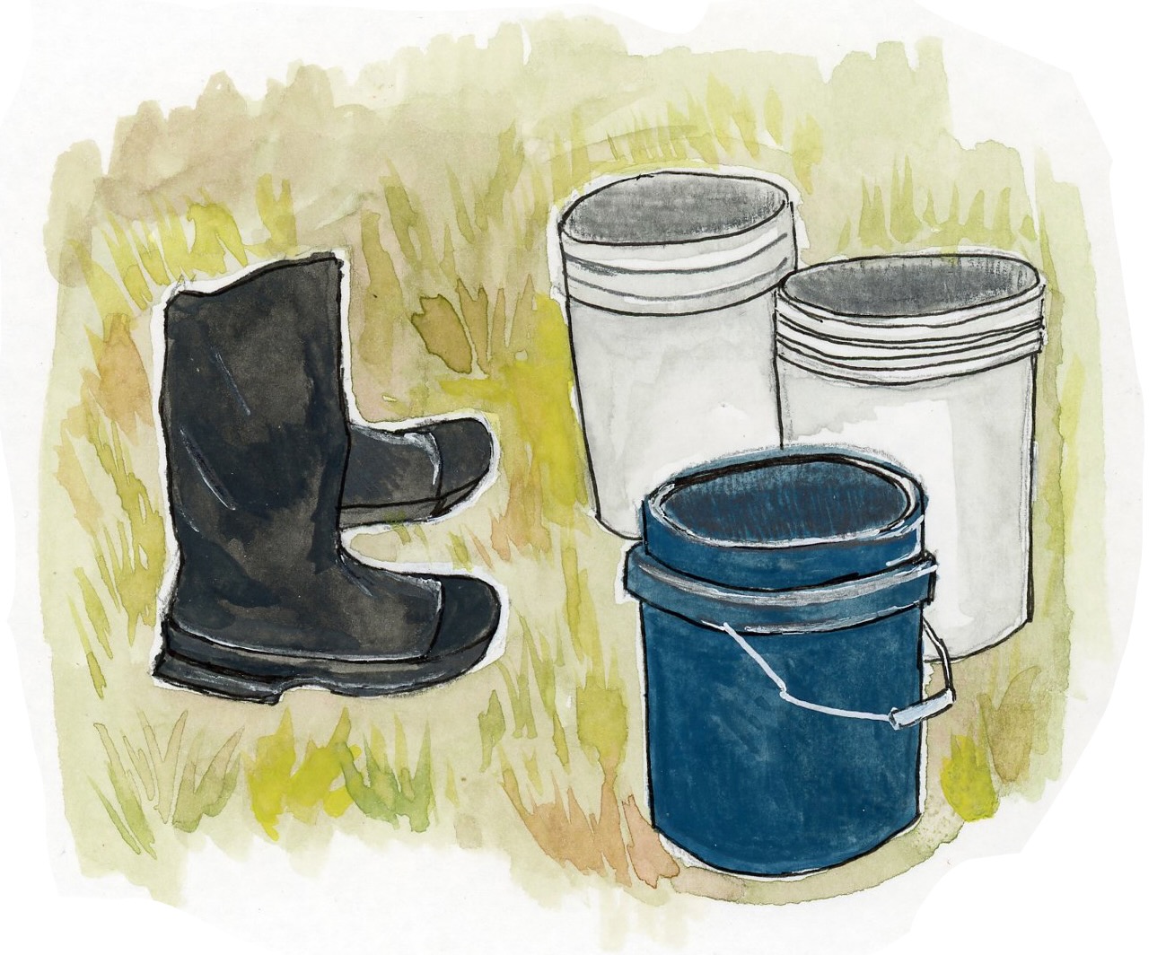 bucket illustration