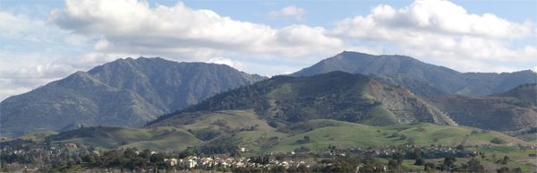 Mount Diablo as seen from Newhall Park in Concord. Photo: Falcorian